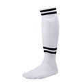 Perfectpitch Youth Sock Style Soccer Shinguard, White - Age 8-10 PE22099